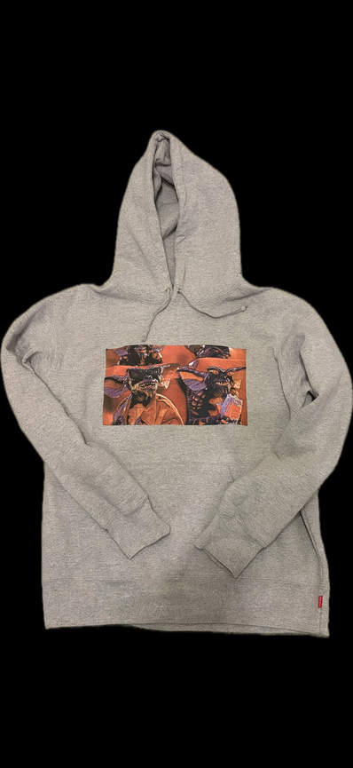 Supreme Gremlins Hooded Sweatshirt "Heather Grey"