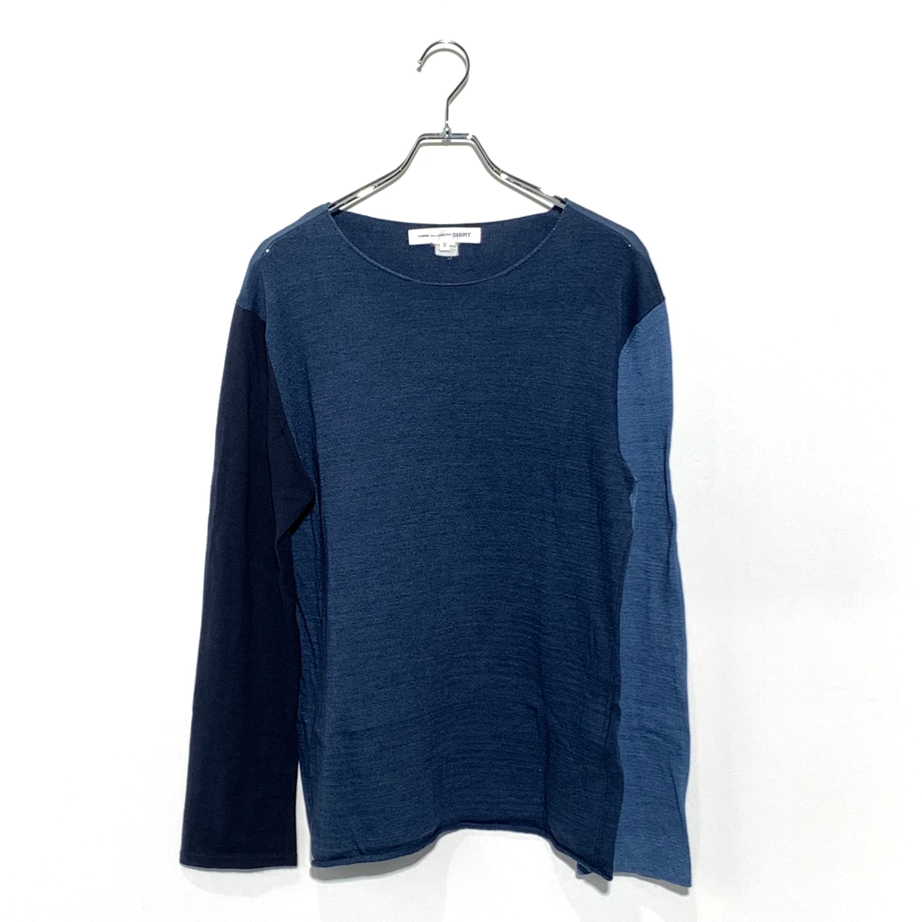 COMME des GARCONS SHIRT Asymmetric Lacoste Sweater 