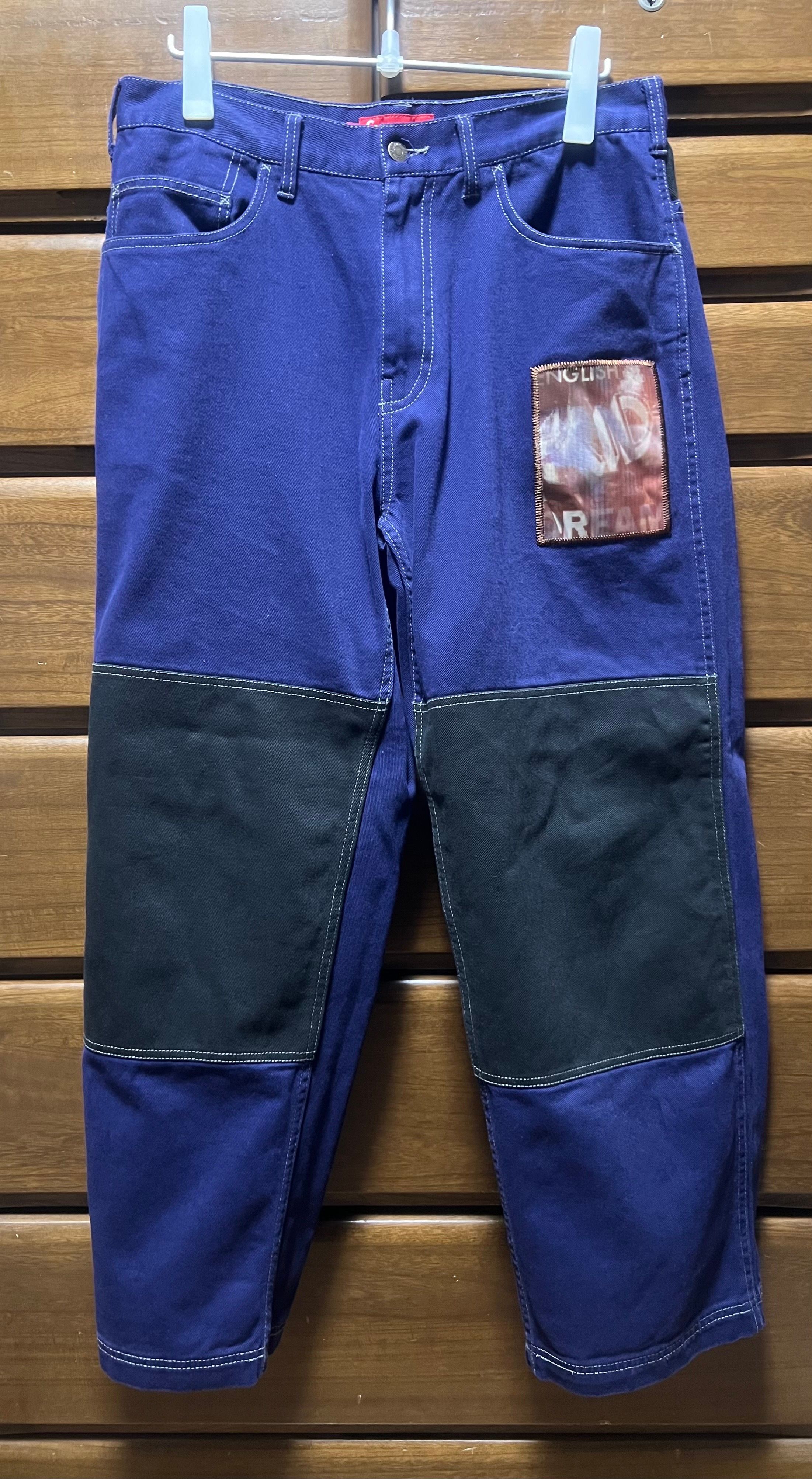 Supreme Dream English Kid Twill Panel Pant "Navy"