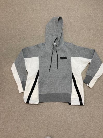 Sacai x Nike NRG Pullover Hoodie "Dark Grey Heather"