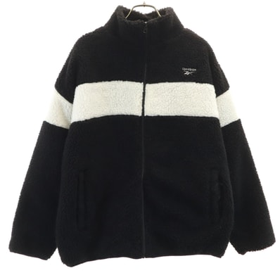 Reebok リーボック フリースジャケット XL ブラック
