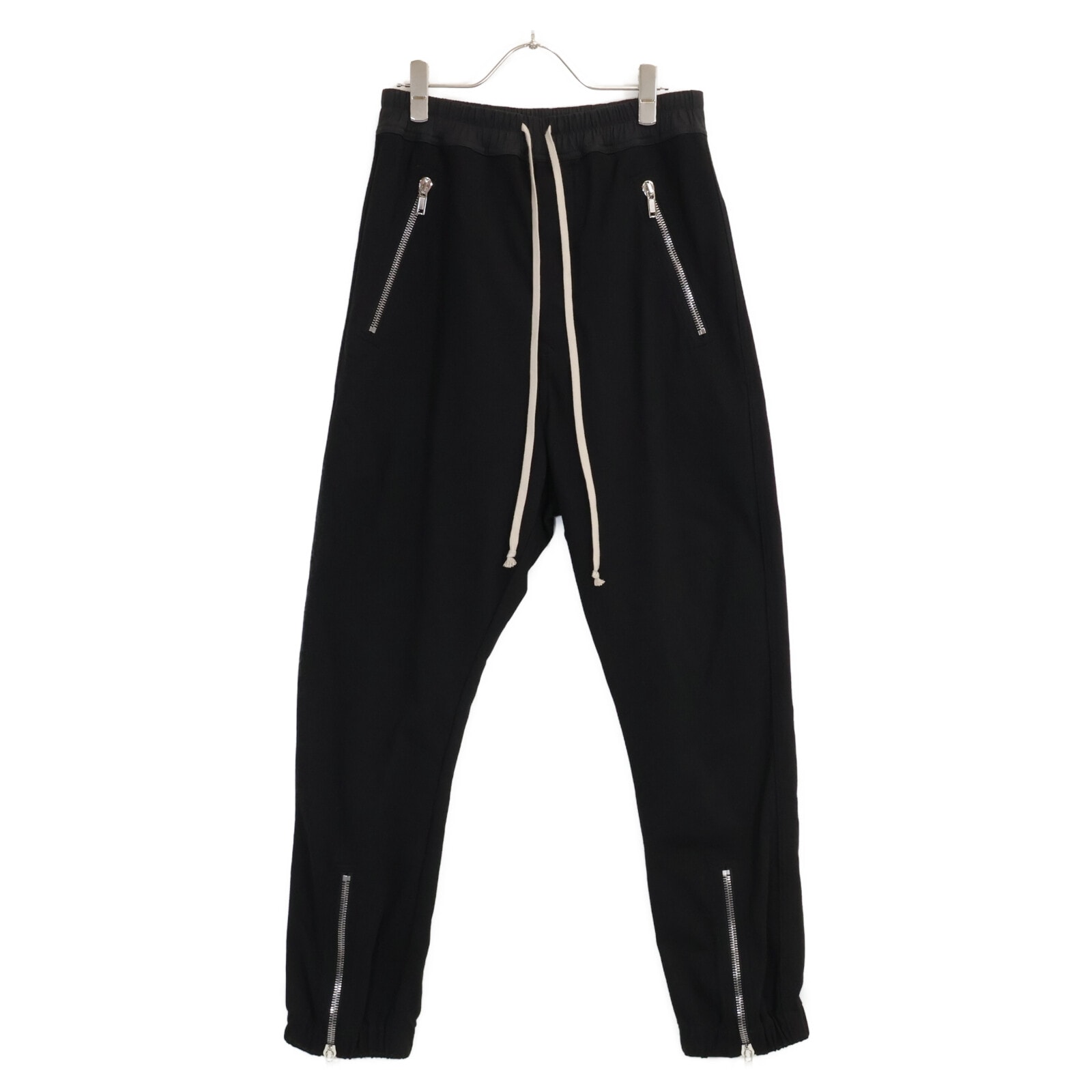 リックオウエンス RU01D3370-BA ブラック Bauhaus Jogger TECUATL TRACK PANT/トラックパンツ 44