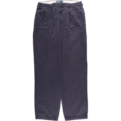 古着 ラルフローレン Ralph Lauren POLO by Ralph Lauren ANDREW PANT ツータック チノパンツ メンズw35相当/eaa606207