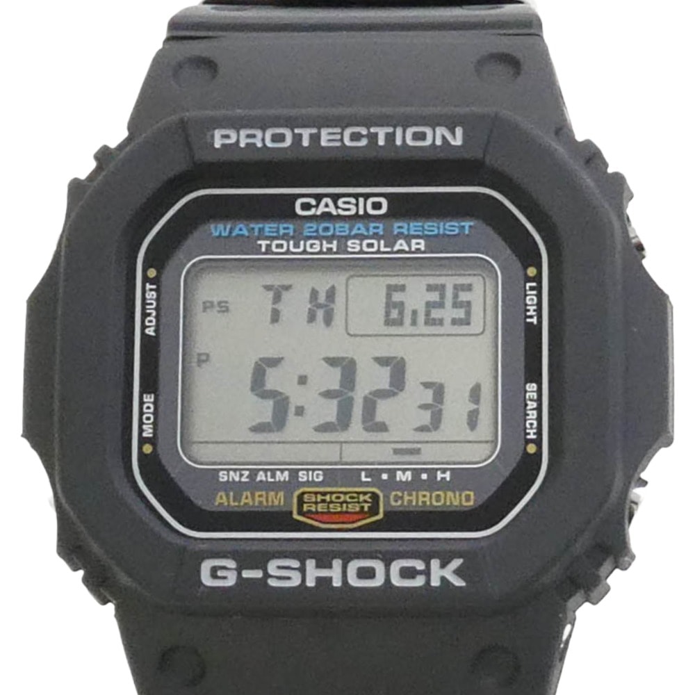 G-SHOCK ジーショック G-5600UE-1JF 5600 タフソーラー 時計 ウォッチ ブラック系【極上美品】【中古】