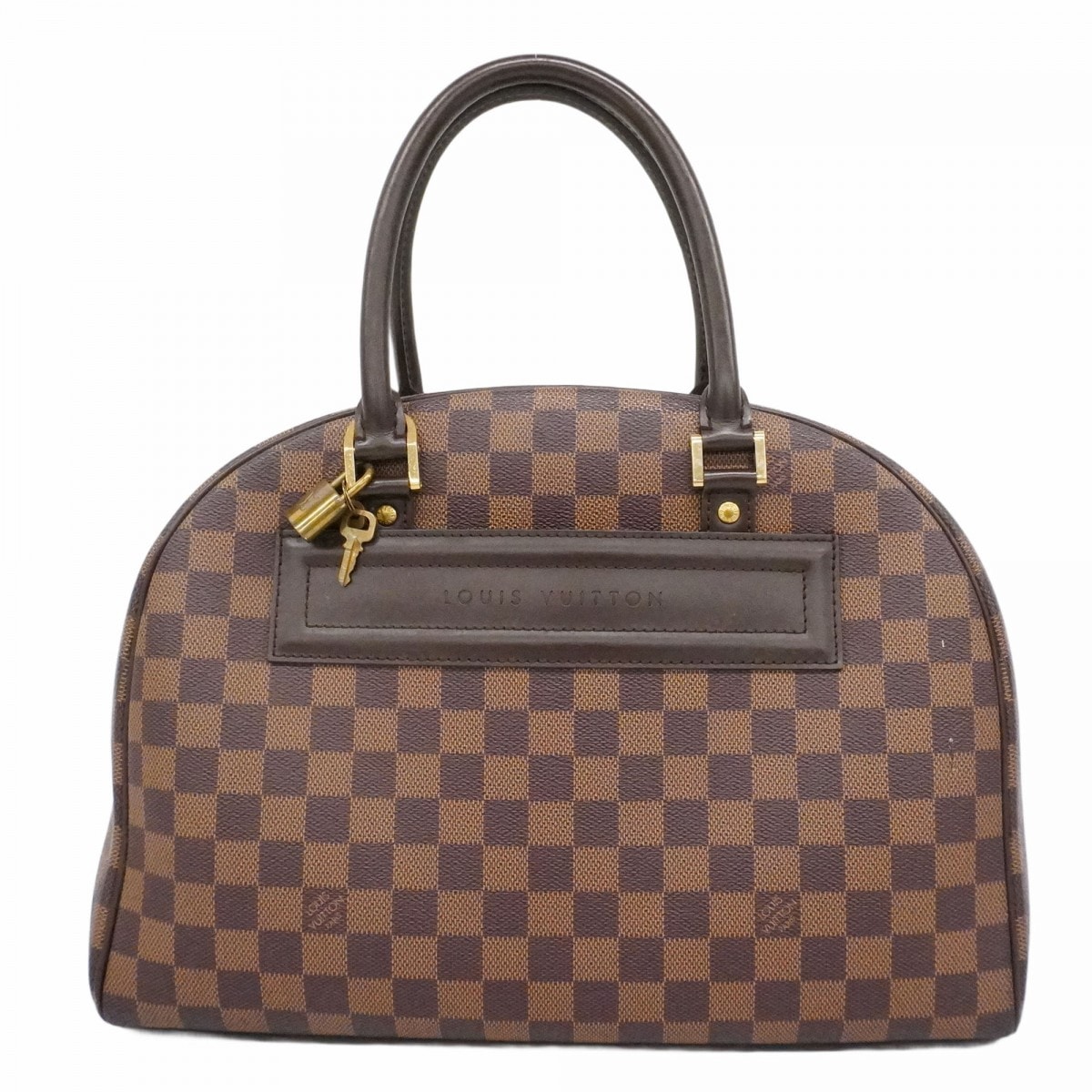 ★最終価格【6db1248】ルイヴィトン ハンドバッグ ダミエ ノリータ N41455 エベヌ【中古】レディース