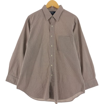 古着 ラルフローレン Ralph Lauren POLO by Ralph Lauren ANDREW ギンガムチェック 長袖 コットンチェックシャツ メンズXL相当/eaa528660
