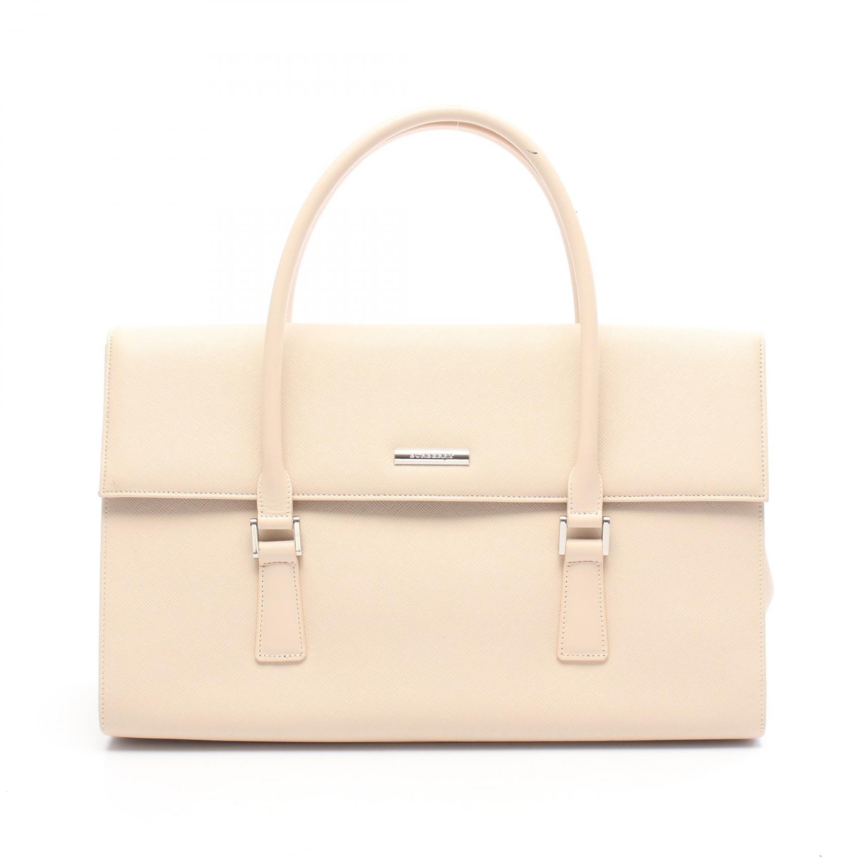 バーバリー BURBERRY ハンドバッグ バッグ レザー レディース ピンク系 【中古】