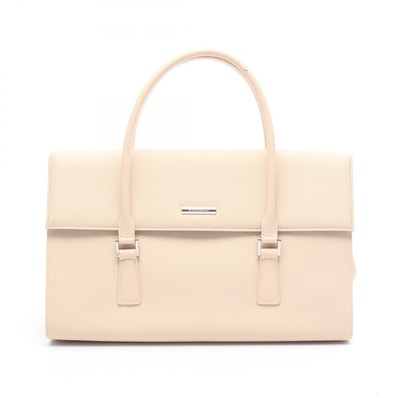 バーバリー BURBERRY ハンドバッグ バッグ レザー レディース ピンク系 【中古】