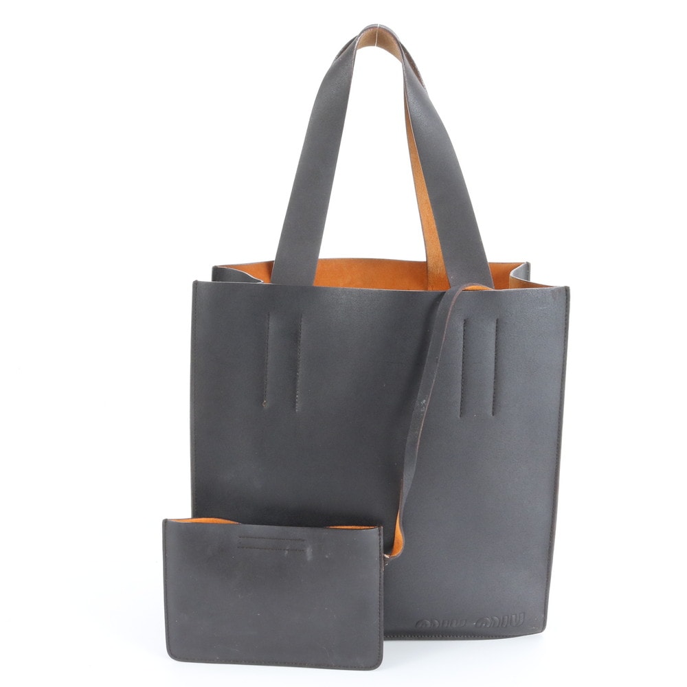 ミュウミュウ トート バッグ レザー