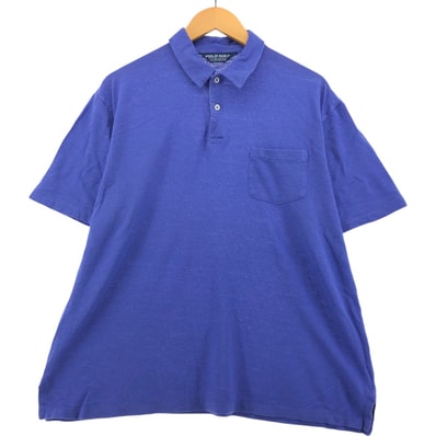 古着 ラルフローレン Ralph Lauren POLO GOLF ポロゴルフ 半袖 ボーダー ポロシャツ メンズL相当/eaa557406