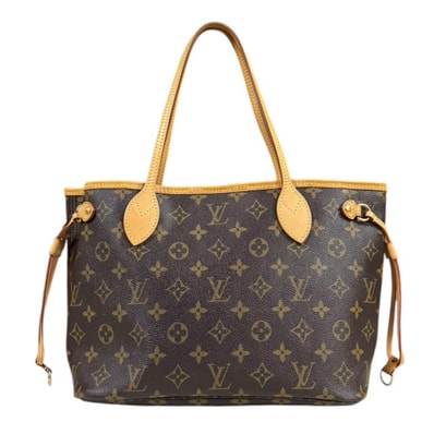 ルイヴィトン ネヴァーフルPM モノグラム トートバッグ モノグラムキャンバス M40155 ブラウン レディース LOUIS VUITTON 中古