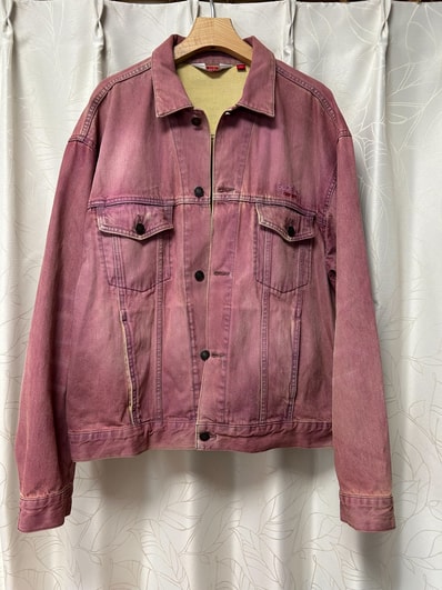 Supreme Denim Trucker Jacket "Overdyed Purple" (26SS)