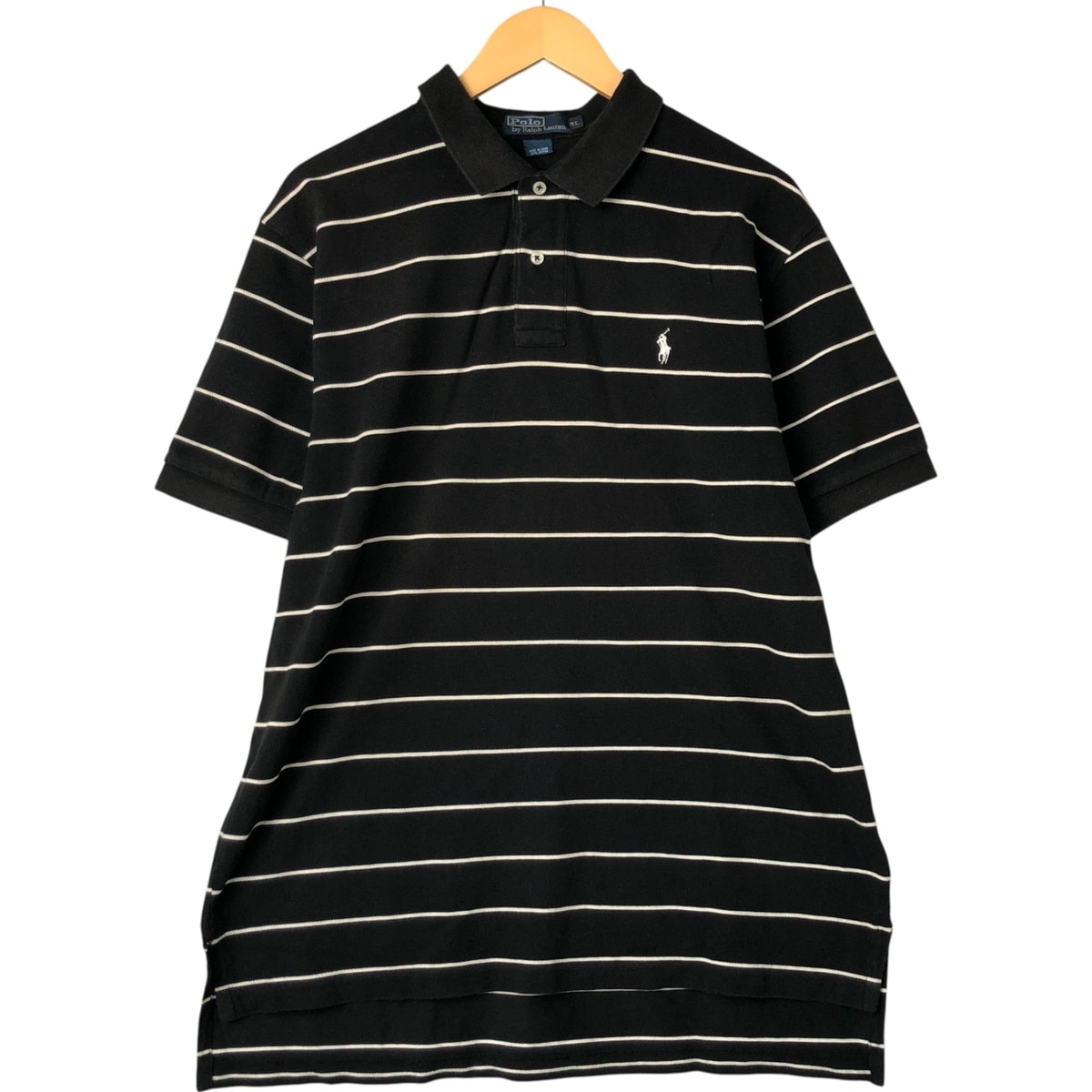古着 ラルフローレン Ralph Lauren POLO by Ralph Lauren 半袖 ボーダー ポロシャツ メンズXL相当/eaa547102