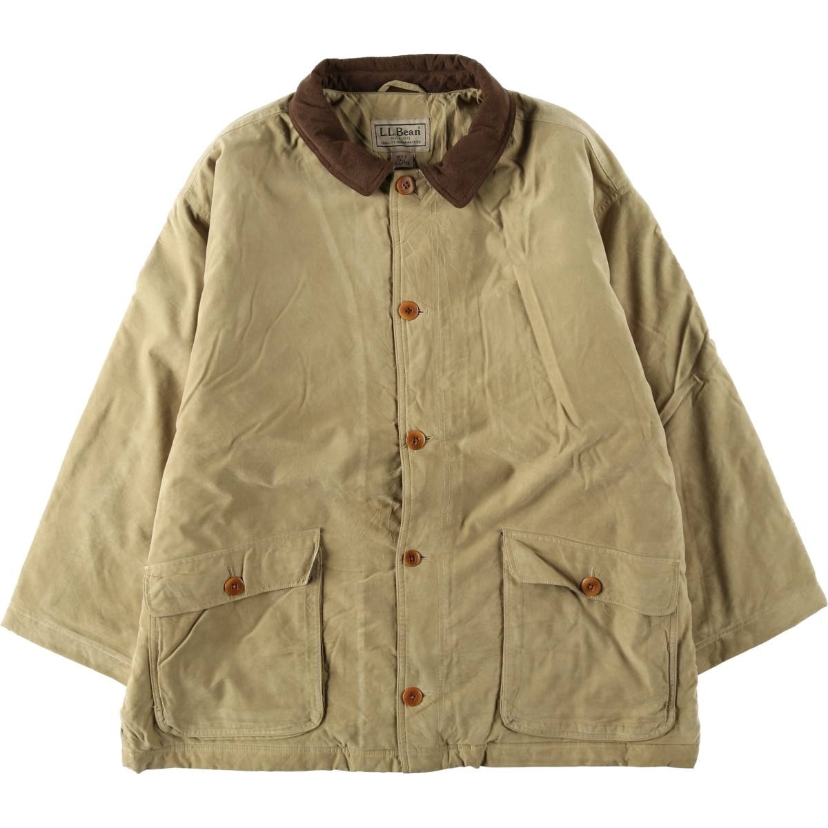 古着 90年代 エルエルビーン L.L.Bean 中綿入り ハンティングジャケット XX LARGE メンズXXL相当 ヴィンテージ/eaa645975