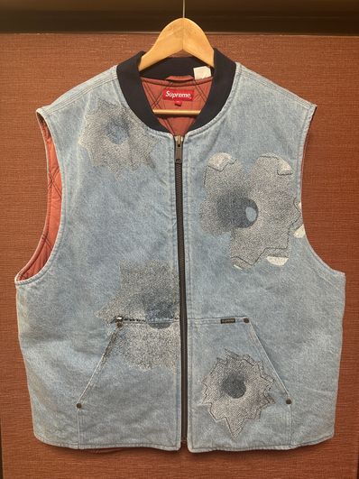 Supreme Nate Lowman Work Vest "Denim"