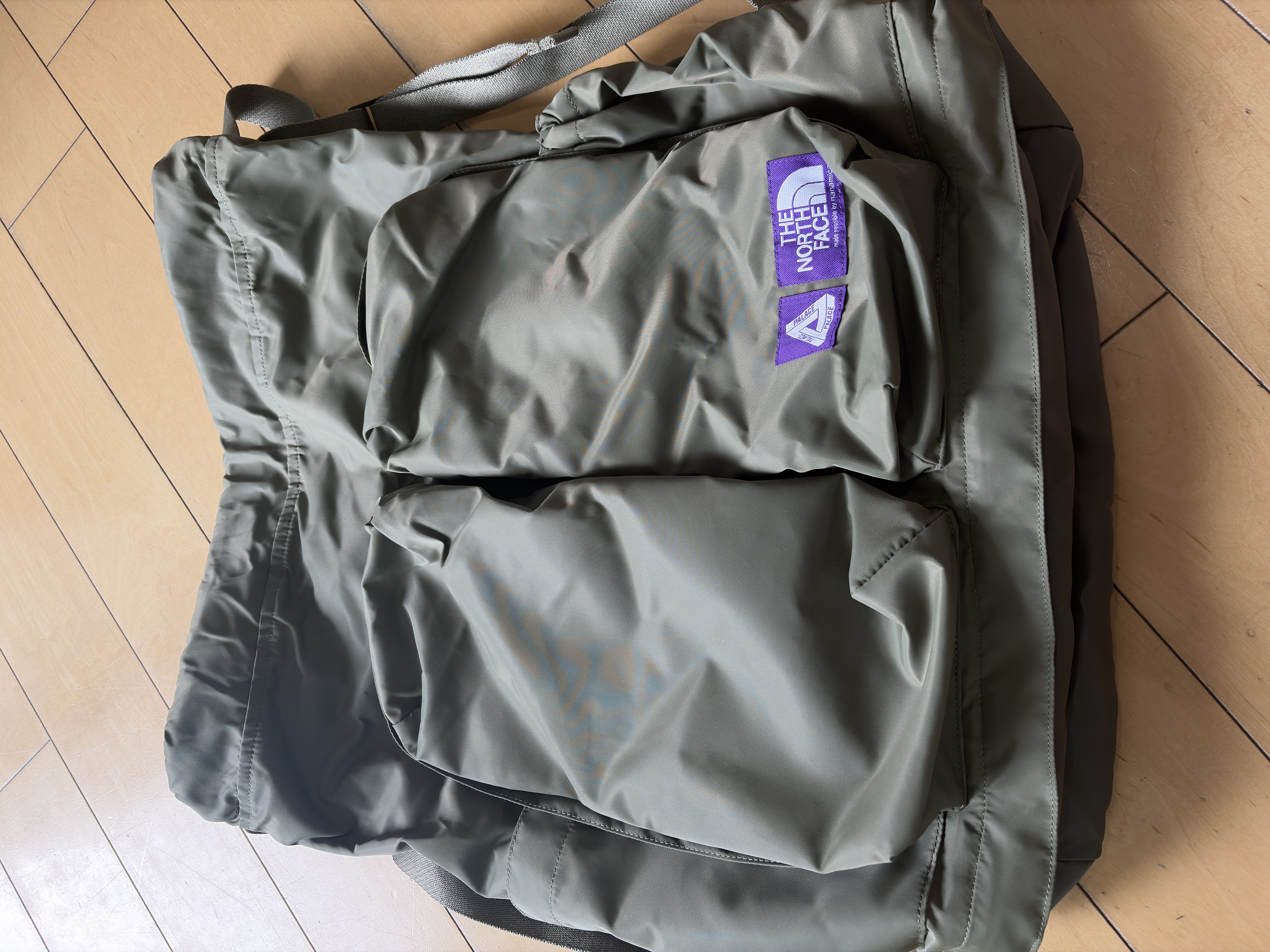 PALACE x The North Face Purple Label Mountain Wind Backpack "Sage Green"