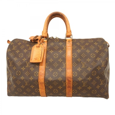 【6dc3482】ルイヴィトン ボストンバッグ モノグラム キーポル45 M41428 ブラウン【中古】メンズ レディース ユニセックス