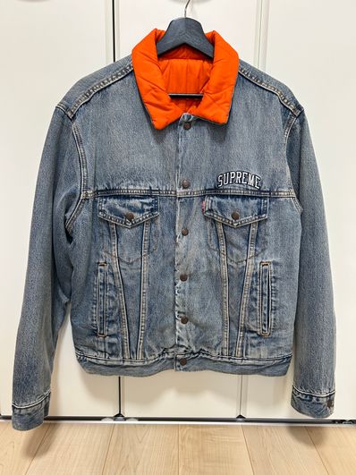 Supreme / LEVI'S Reversible Trucker Jacket "Blue"