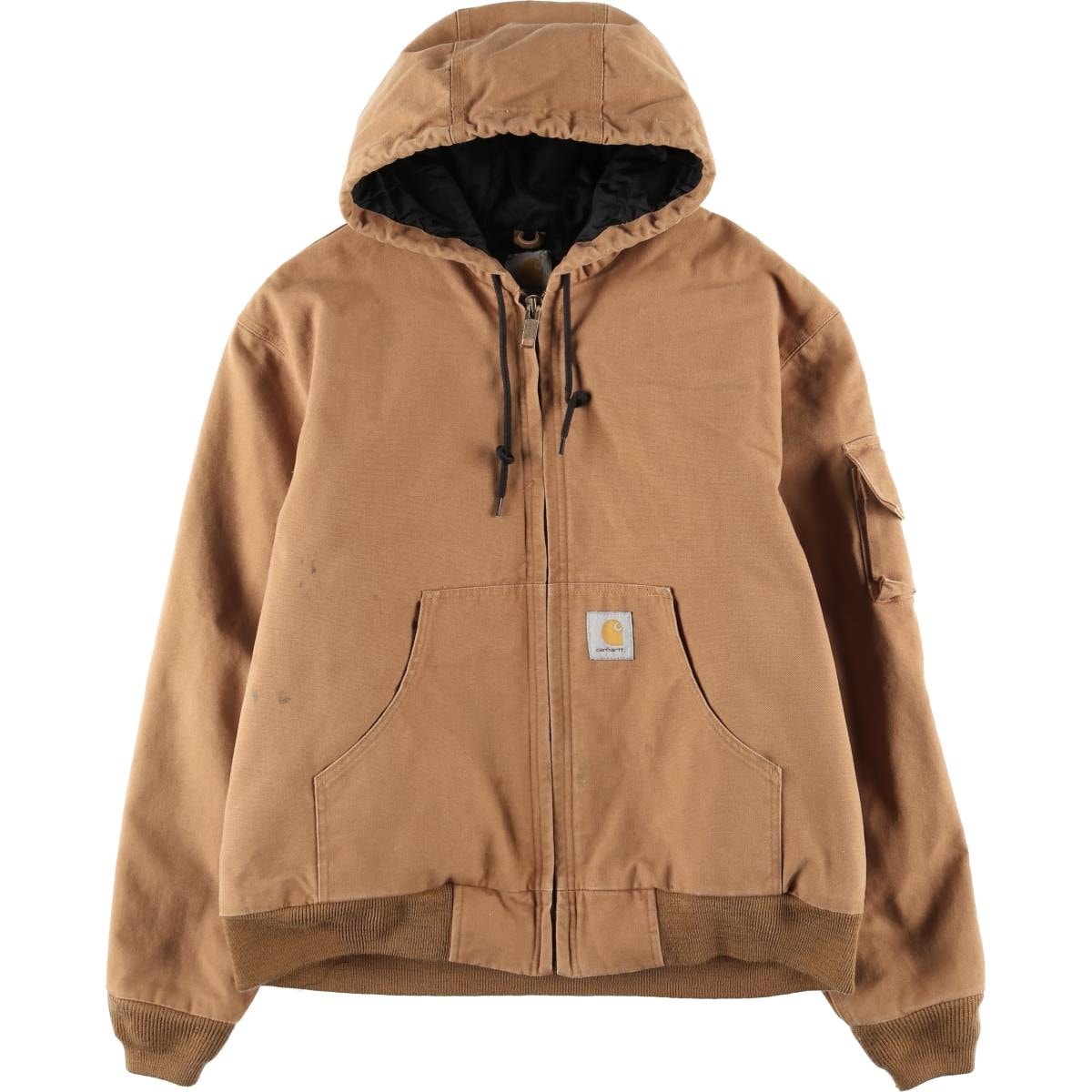 古着 カーハート Carhartt アクティブジャケット 中綿入り ダックフルジップパーカー メンズXL相当/eaa608134