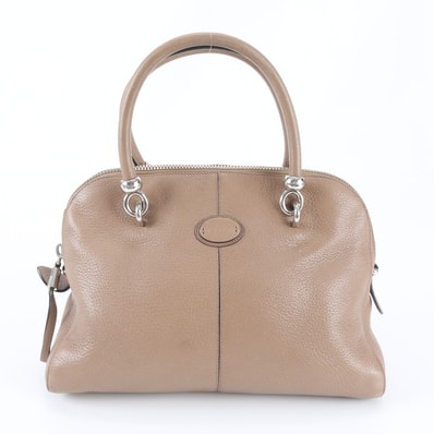 ■美品 トッズ ベージュハンドバッグ レザー