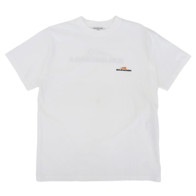 極美品 バレンシアガ 半袖Tシャツ ホワイト メンズ M 612965