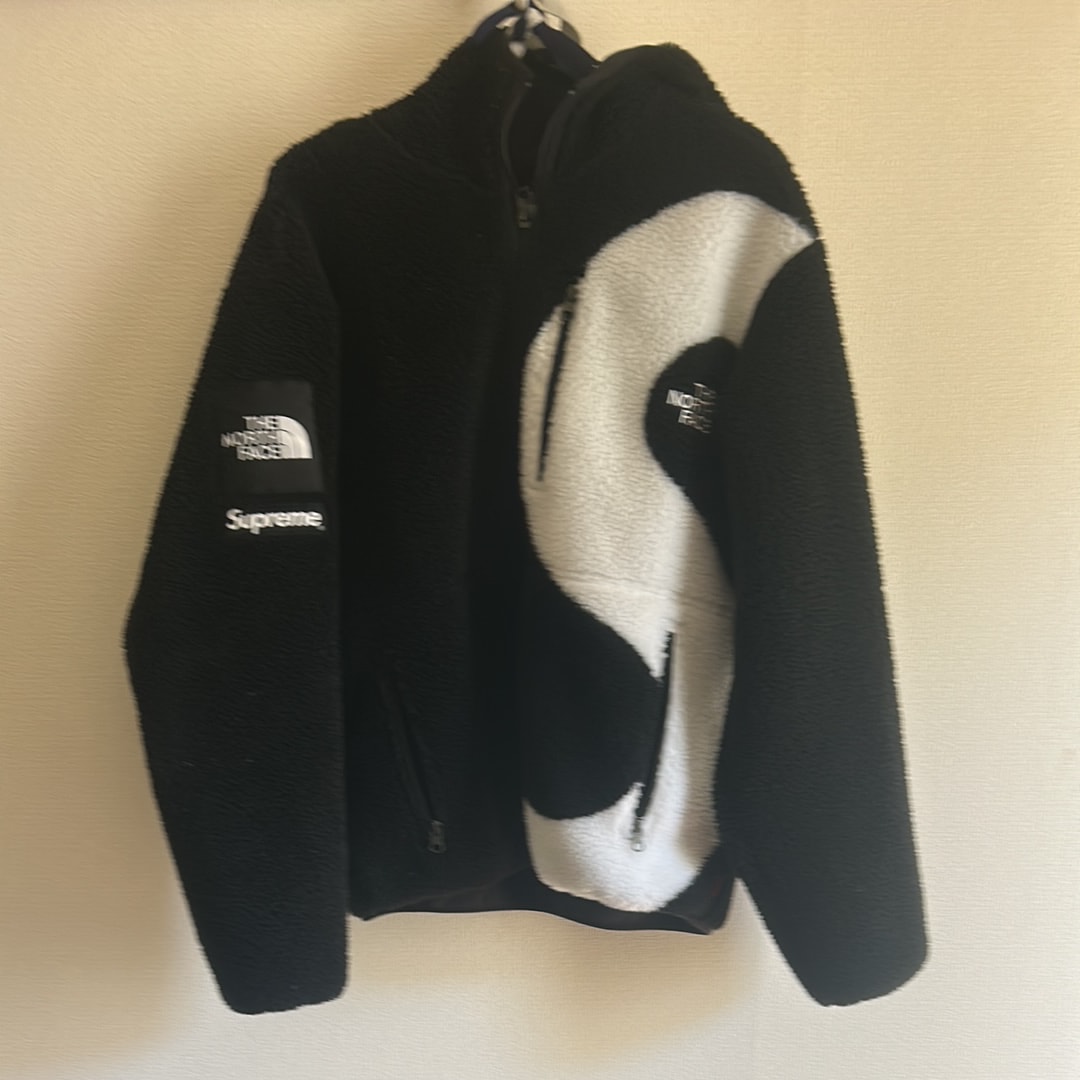 Supreme x The North Face S Logo Hooded Fleece Jacket "Black"