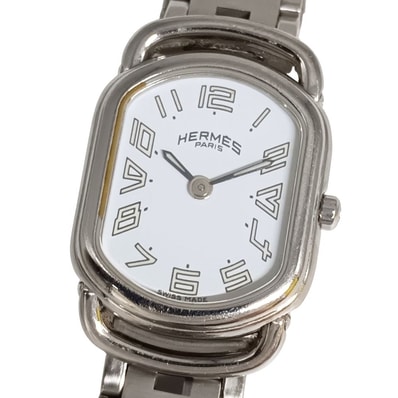 HERMES エルメス RA1.210 ラリー クォーツ 腕時計 C1276