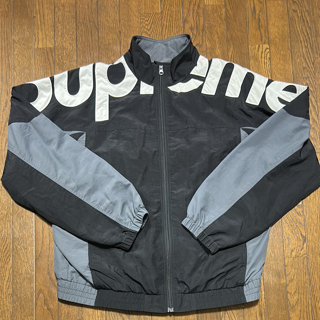 Supreme Shoulder Logo Track Jacket "Black"