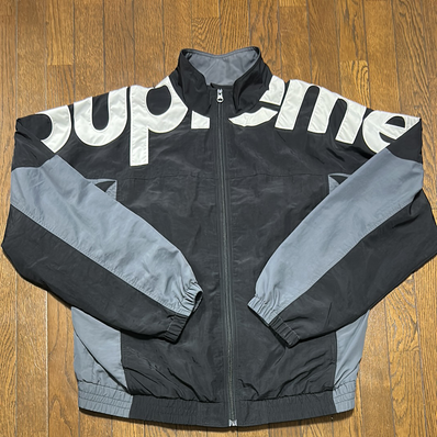Supreme Shoulder Logo Track Jacket "Black"