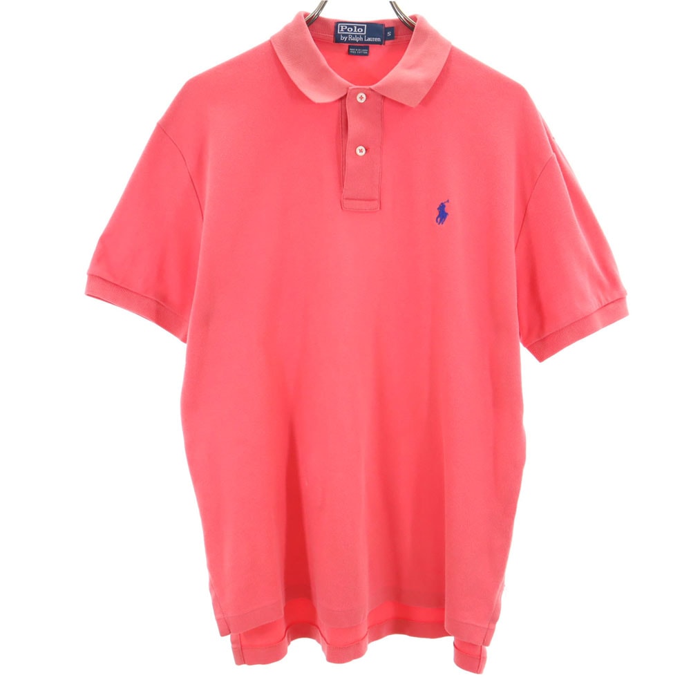 Polo by Ralph Lauren ポロバイラルフローレン 半袖 ポロシャツ S レッドピンク系