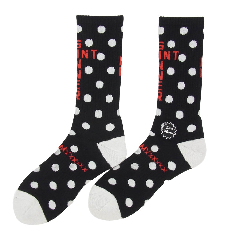 SAINT Mxxxxxx Socks Dot "Black"