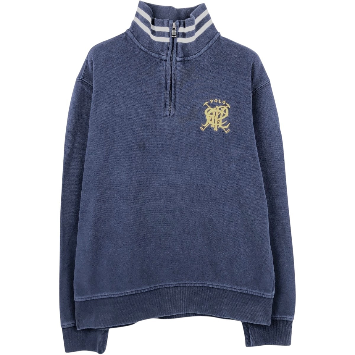 古着 ラルフローレン Ralph Lauren POLO by Ralph Lauren ハーフジップスウェットシャツ トレーナー メンズL相当/eaa671988