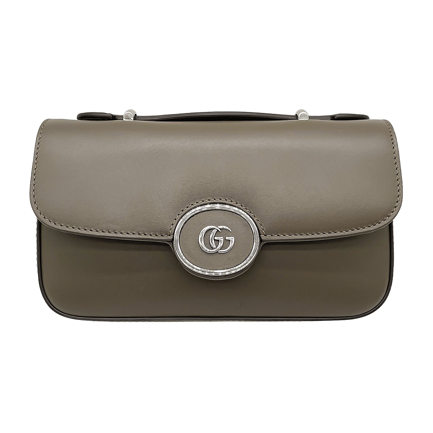 GUCCI グッチ ショルダーバッグ 2WAY ダブルG 739722 ブラウン レディース 【中古】