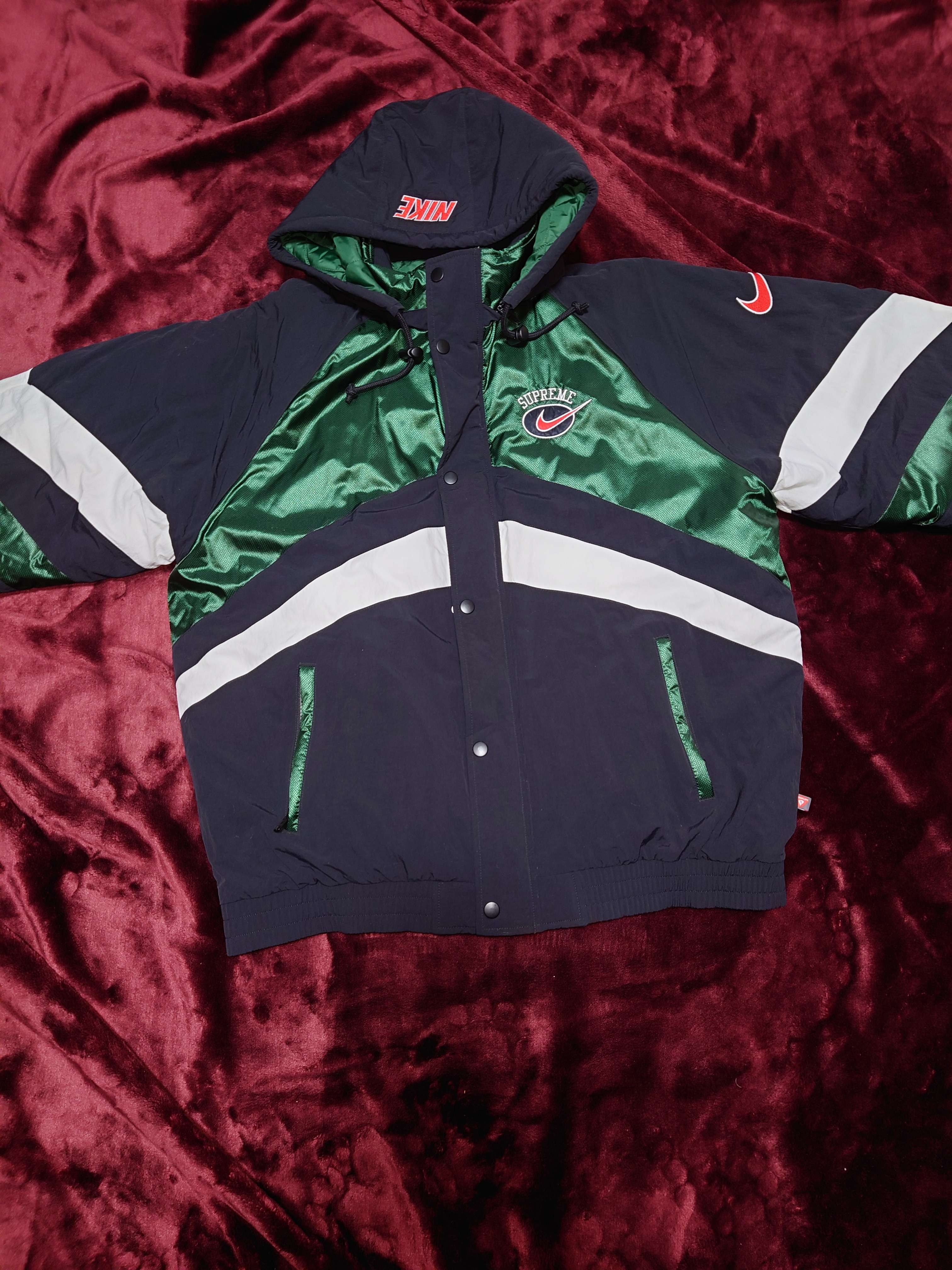Supreme / Nike Hooded Sport Jacket "Green"