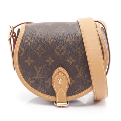 ルイ・ヴィトン LOUIS VUITTON タンブラン モノグラム ショルダーバッグ バッグ PVCコーティングキャンバス レザー レディース ブラウン系 M44860 【中古】