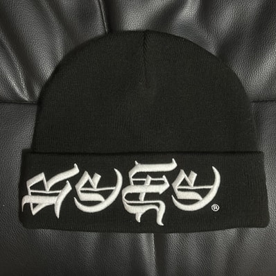 Supreme New Era Blackletter Beanie "Black"