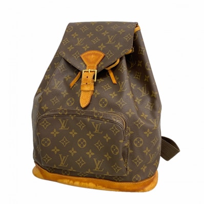 ★SALE【6fb2425】ルイヴィトン リュック・デイパック モノグラム モンスリGM M51135 ブラウン【中古】レディース