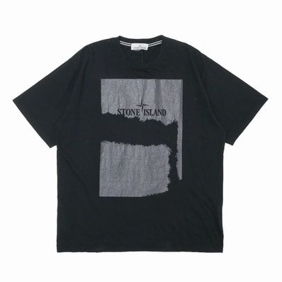 ■未使用品■2023年製■STONE ISLAND ストーンアイランド 半袖Tシャツ サイズXL ロゴプリント 20260512/RA9357