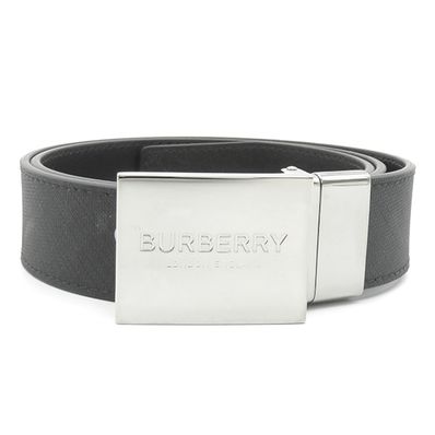 バーバリー ベルト ロンドンチェック リバーシブル 34/85 80