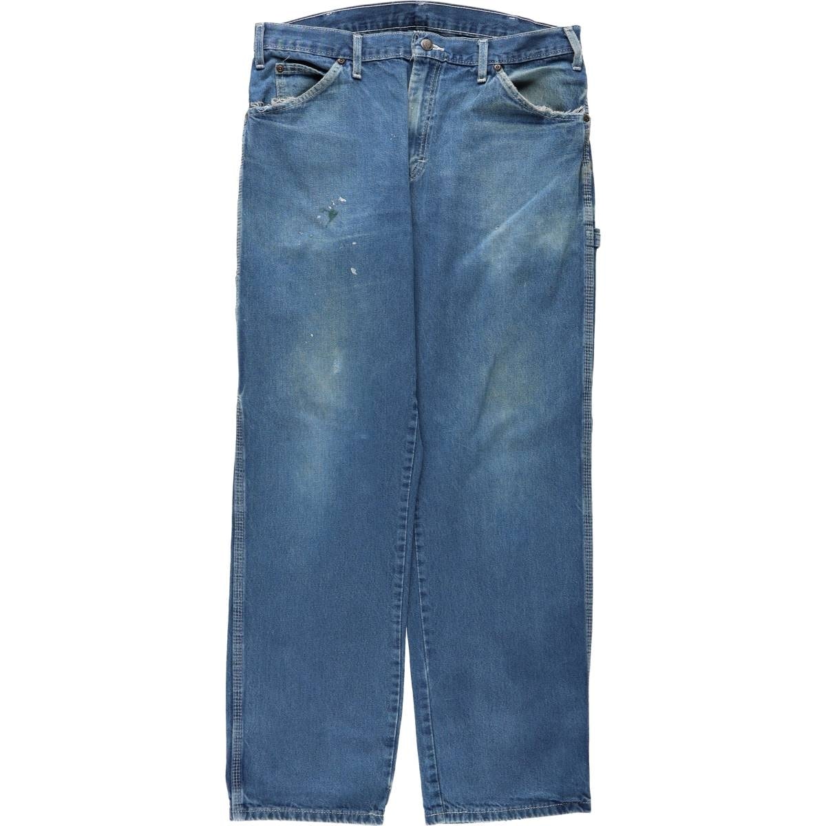 古着 ディッキーズ Dickies デニムペインターパンツ メンズw35相当/eaa681425