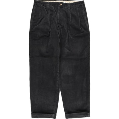 古着 バラクータ BARACUTA 太畝 ツータック コーデュロイパンツ メンズw36相当/eaa608469