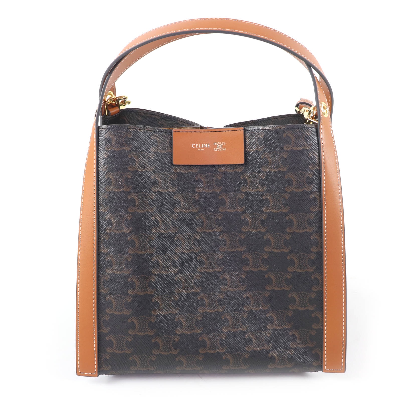 極美品 セリーヌ ショルダーバッグ スモール キューボ バッグ レディース 12418