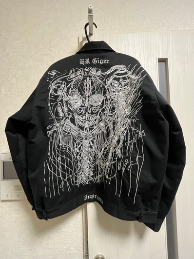 Supreme H.R. Giger Embroidered Work Jacket Supreme H.R. Giger Embroidered Work Jacket