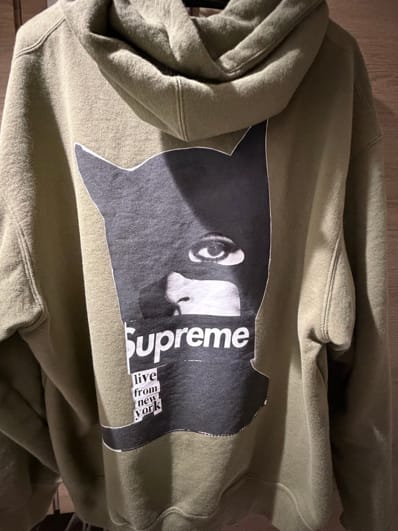 Supreme Catwoman Hooded Sweatshirt "Light Olive"