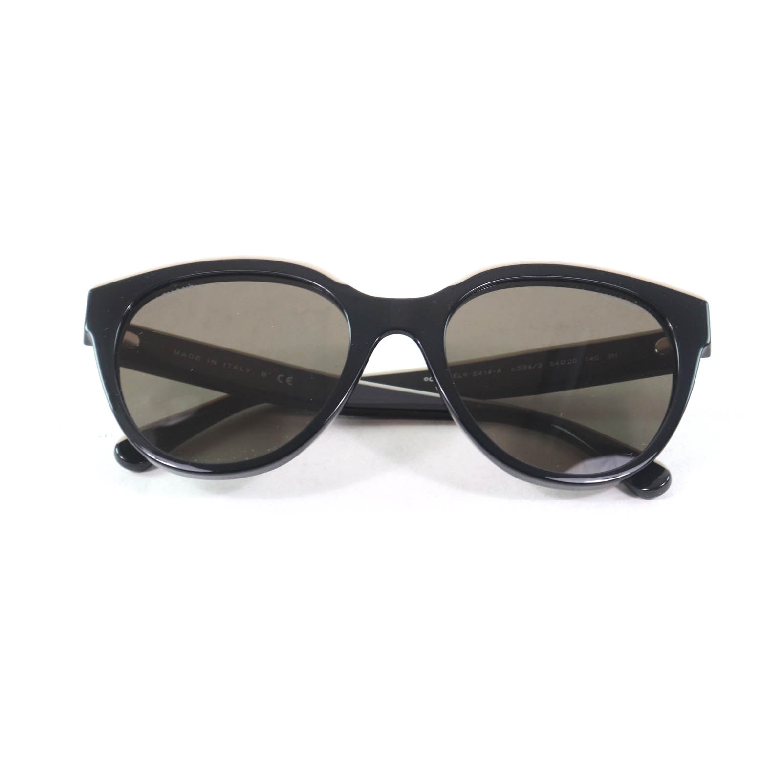 CHANEL Logo Sunglasses "Black/Beige"
