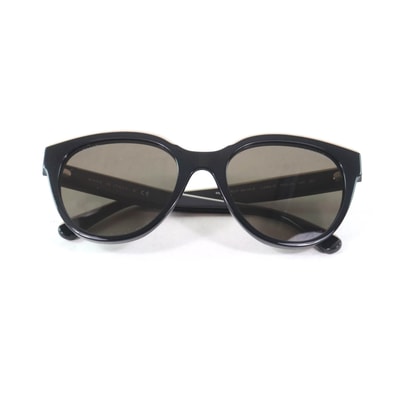 CHANEL Logo Sunglasses "Black/Beige"