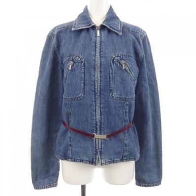 【ヴィンテージ】シャネル CHANEL IDENTFICATION P15973V08985 00A デニムジャケット