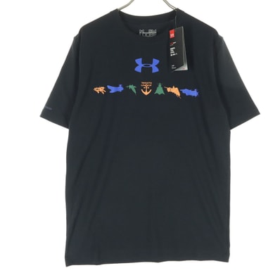 未使用 UNDER ARMOUR アンダーアーマー 宇宙戦艦ヤマト コラボ 半袖 Tシャツ SM ブラック