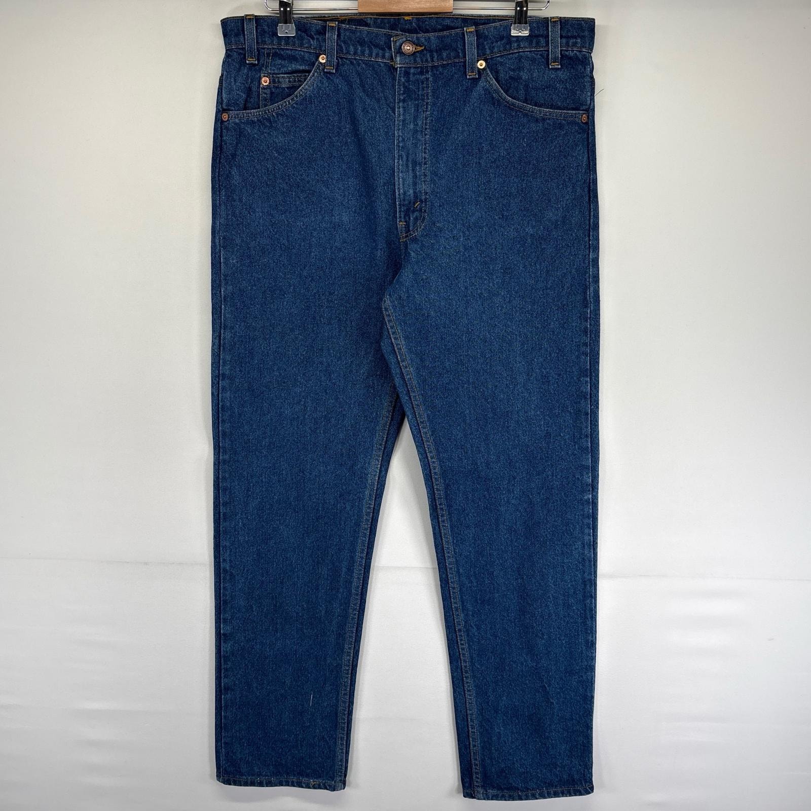 古着 90's/90年代 リーバイス Levi's USA製 パンツ ストレート ジッパーフライ 5ポケット 505 ジーンズ w38 L30  ブルー系 メンズ