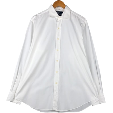古着 ラルフローレン Ralph Lauren POLO by Ralph Lauren REGENT CLASSIC FIT ワイドカラー 長袖 コットンシャツ メンズL相当/eaa591280
